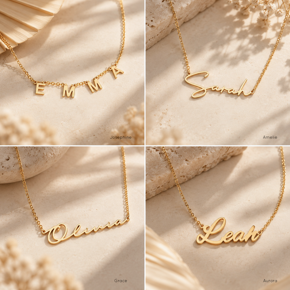 Schmuck Adventskalender 2026 für Frauen – 24 Schmuckstücke + personalisierte Namenskette (im Wert von 49€)