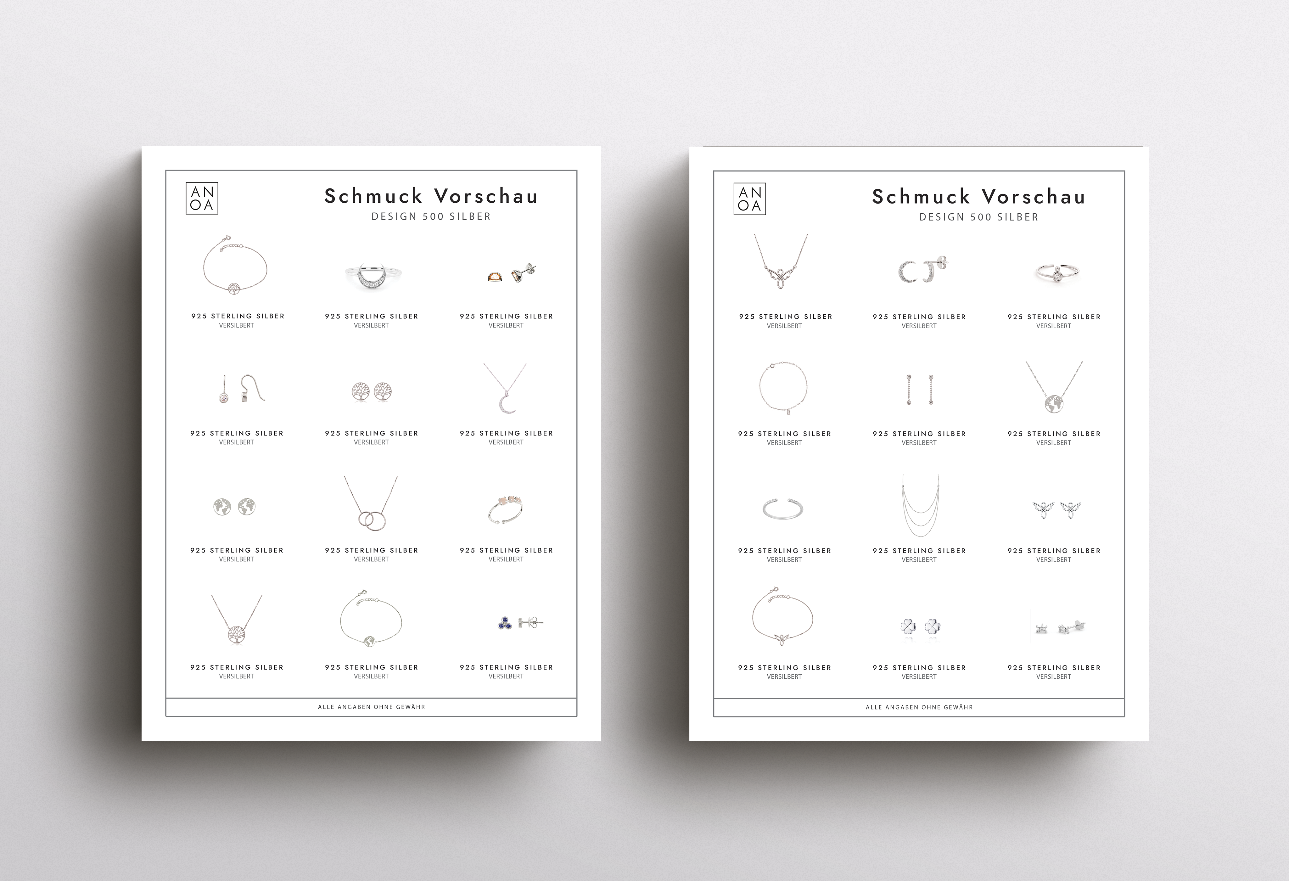 Schmuck Vorschau Silber