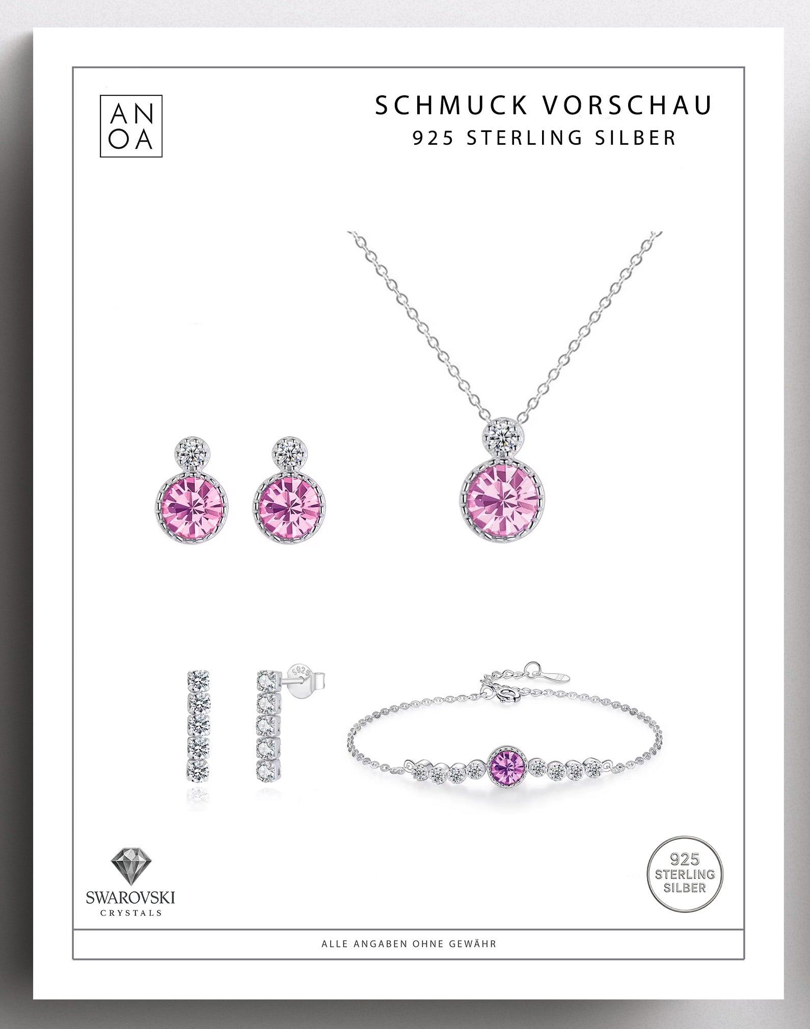 Anoa Adventskalender Adventssonntage Schmuck 2025 - 4 Schmuckstücke - AnoaShop