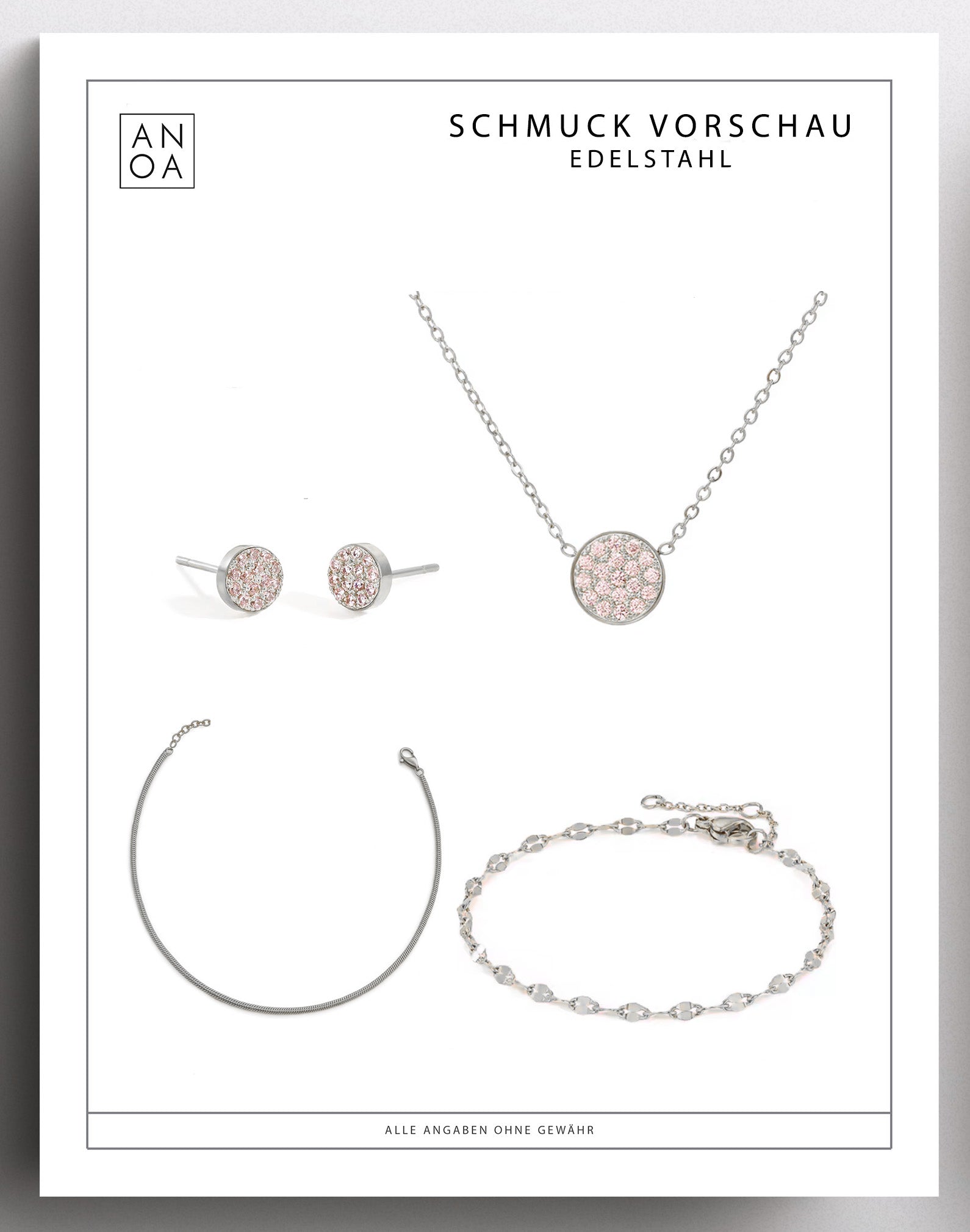 Anoa Adventskalender Adventssonntage Schmuck 2025 - 4 Schmuckstücke - AnoaShop