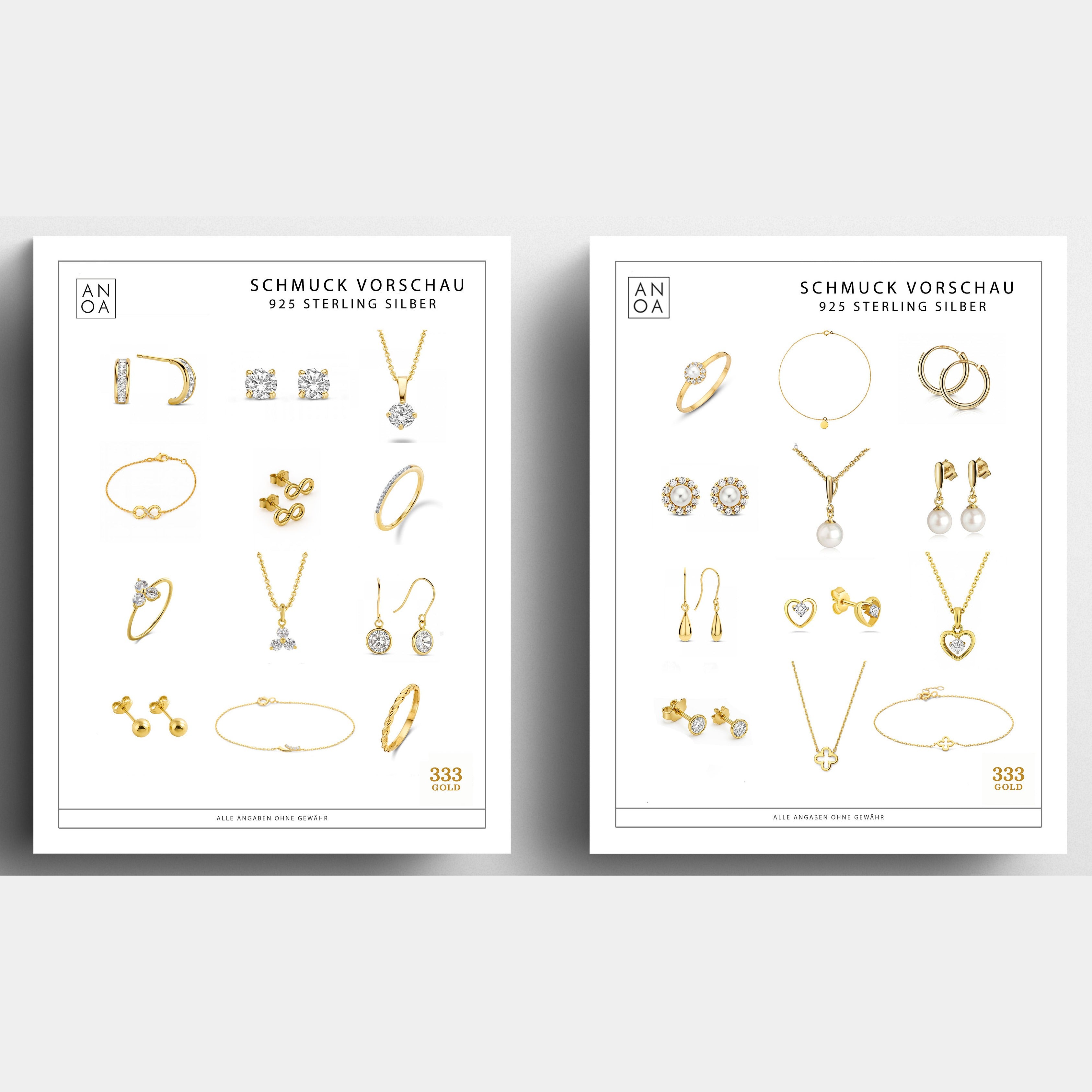 Anoa Adventskalender Schmuck 2025 - 24 Schmuckstücke (Für jeden Tag im Advent) - AnoaShop