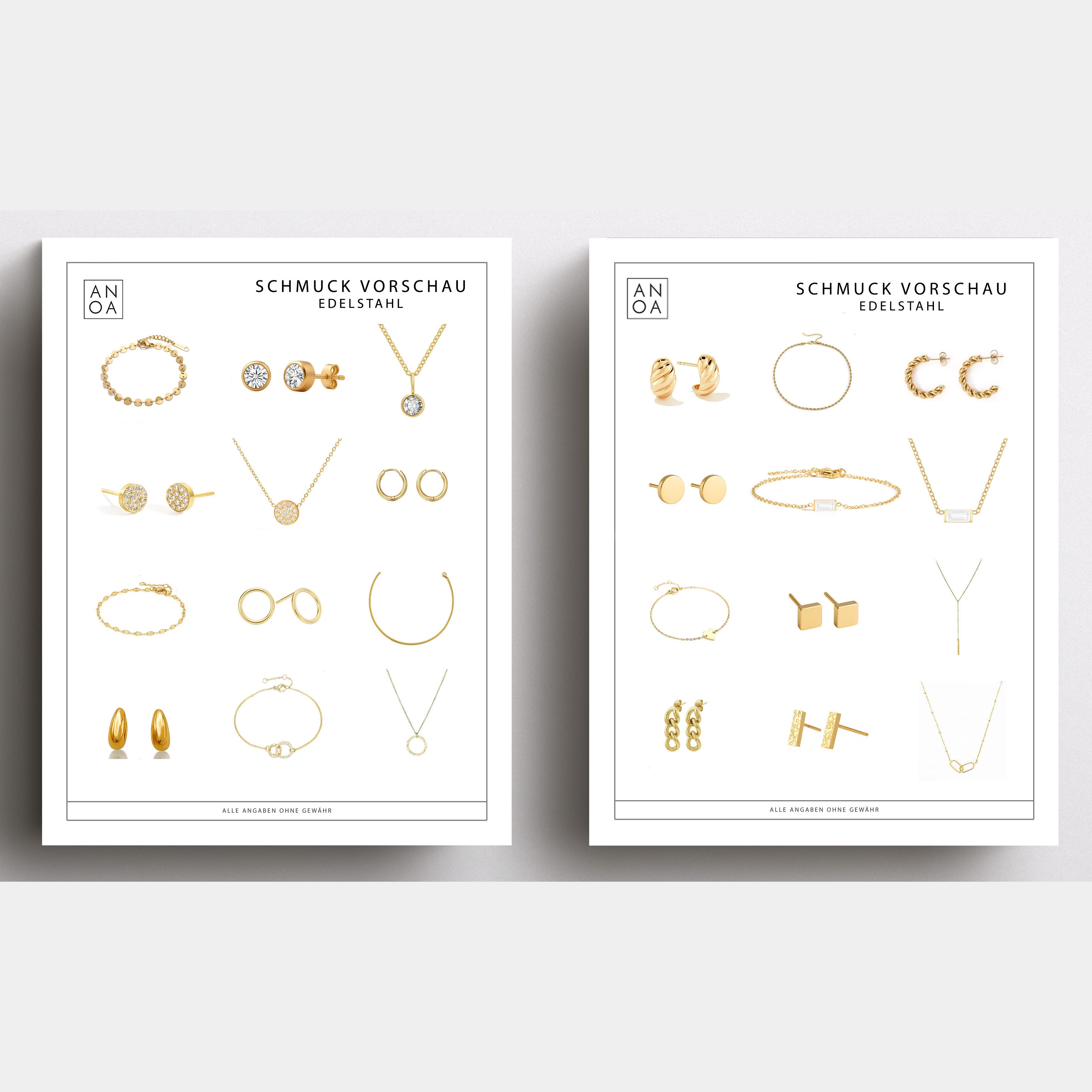 Anoa Adventskalender Schmuck 2025 - 24 Schmuckstücke (Für jeden Tag im Advent) - AnoaShop