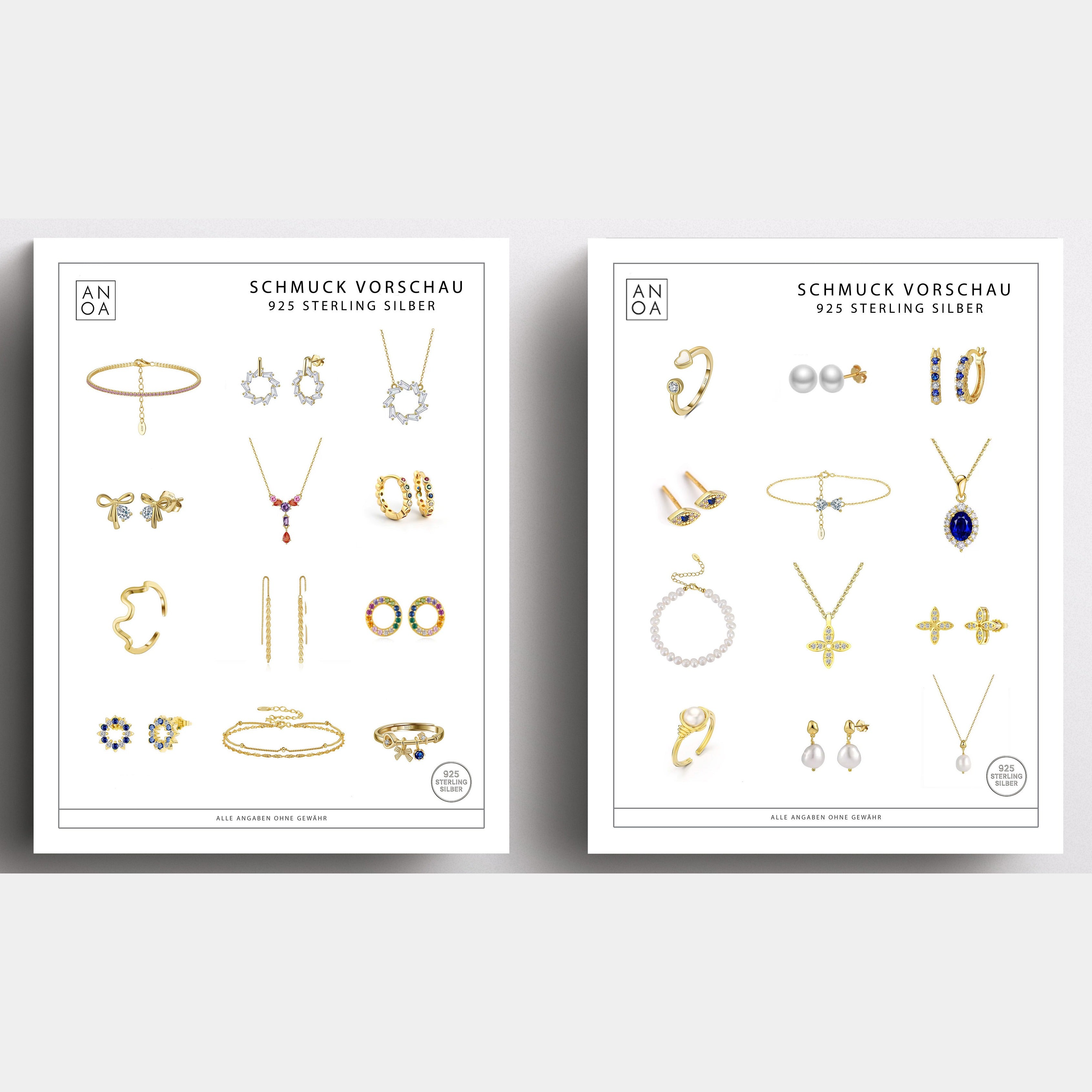 Anoa Adventskalender Schmuck 2025 - 24 Schmuckstücke (Für jeden Tag im Advent) - AnoaShop