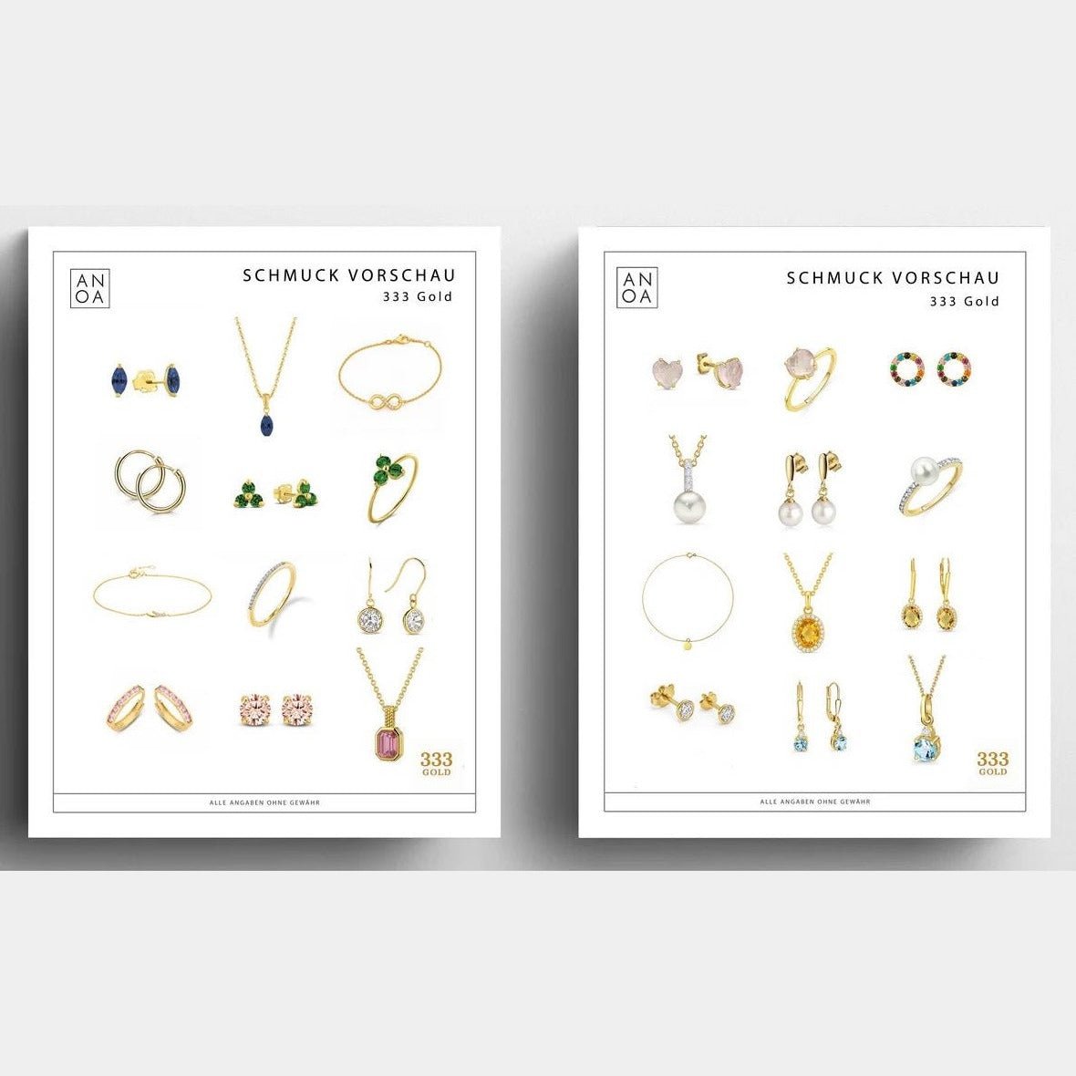 Anoa Adventskalender Schmuck 2025 - 24 Schmuckstücke (Für jeden Tag im Advent) - AnoaShop