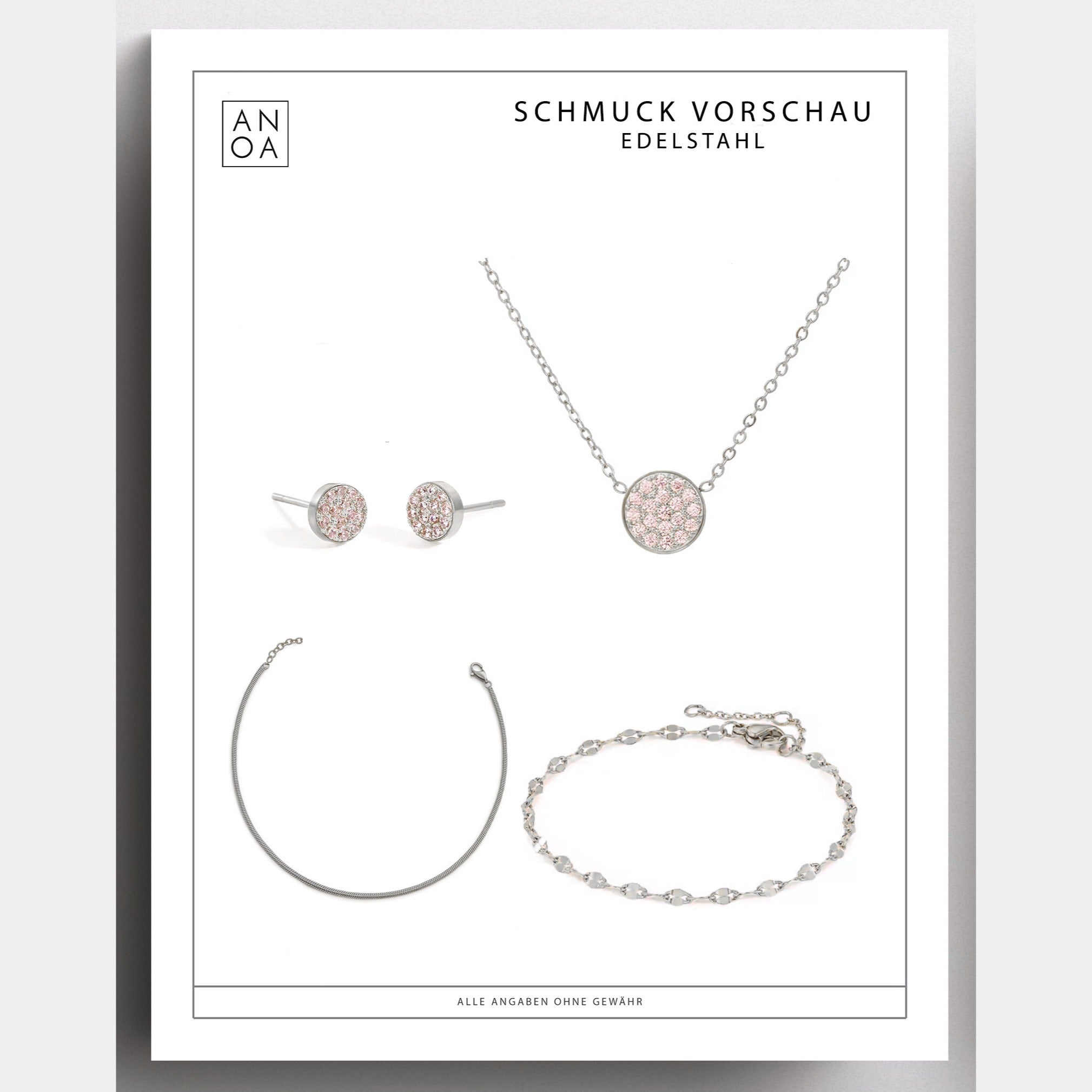 Anoa Adventskalender Schmuck 2025 - 4 Schmuckstücke (Für jeden Sonntag im Advent) - AnoaShop