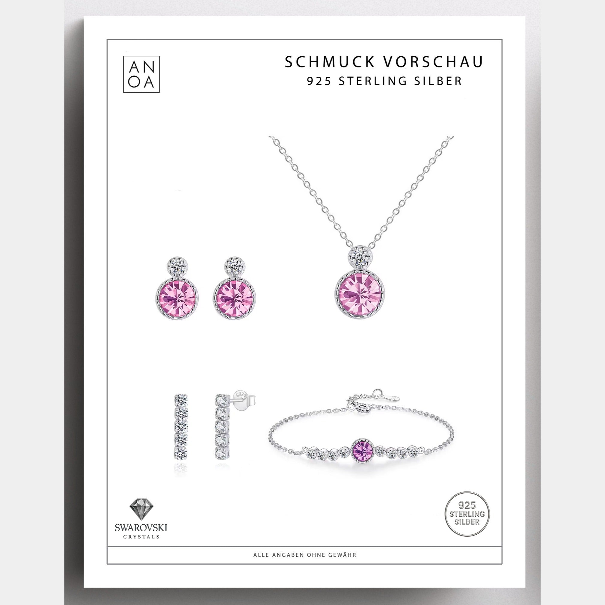Anoa Adventskalender Schmuck 2025 - 4 Schmuckstücke (Für jeden Sonntag im Advent) - AnoaShop