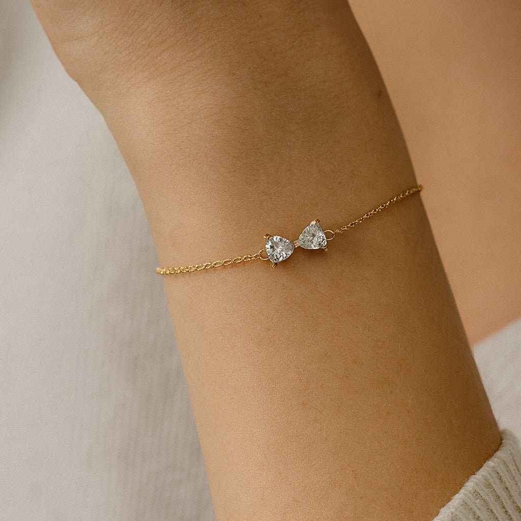 Armband mit kleiner Schleife 925 Sterling Silber - AnoaShop