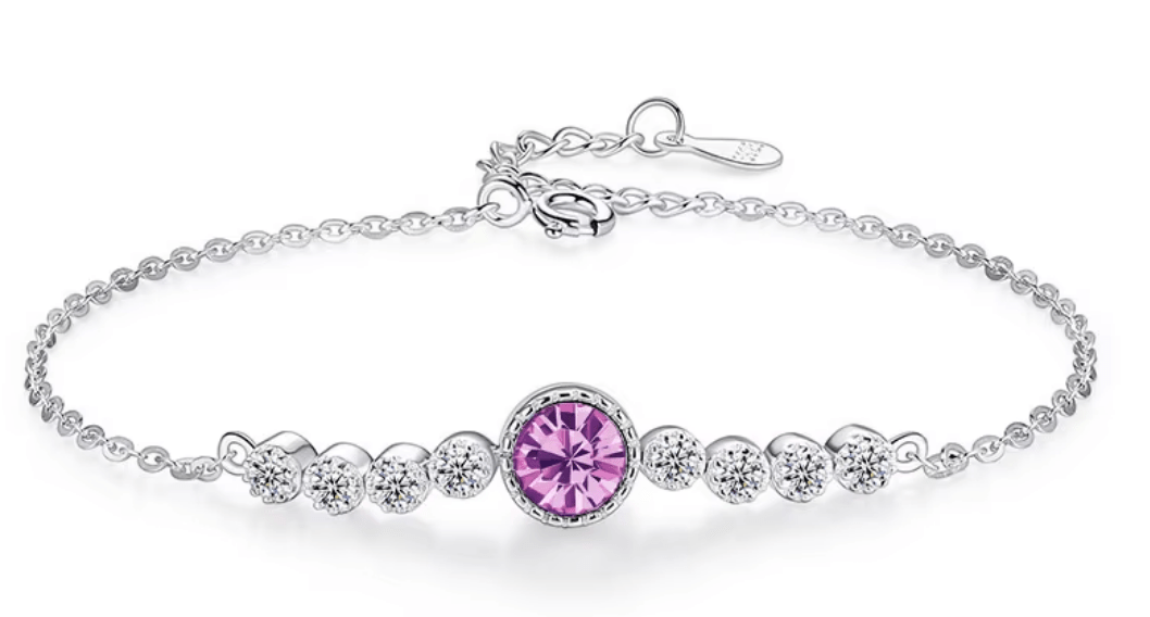 Armband mit Swarovski Kristall 925 Sterling Silber - AnoaShop