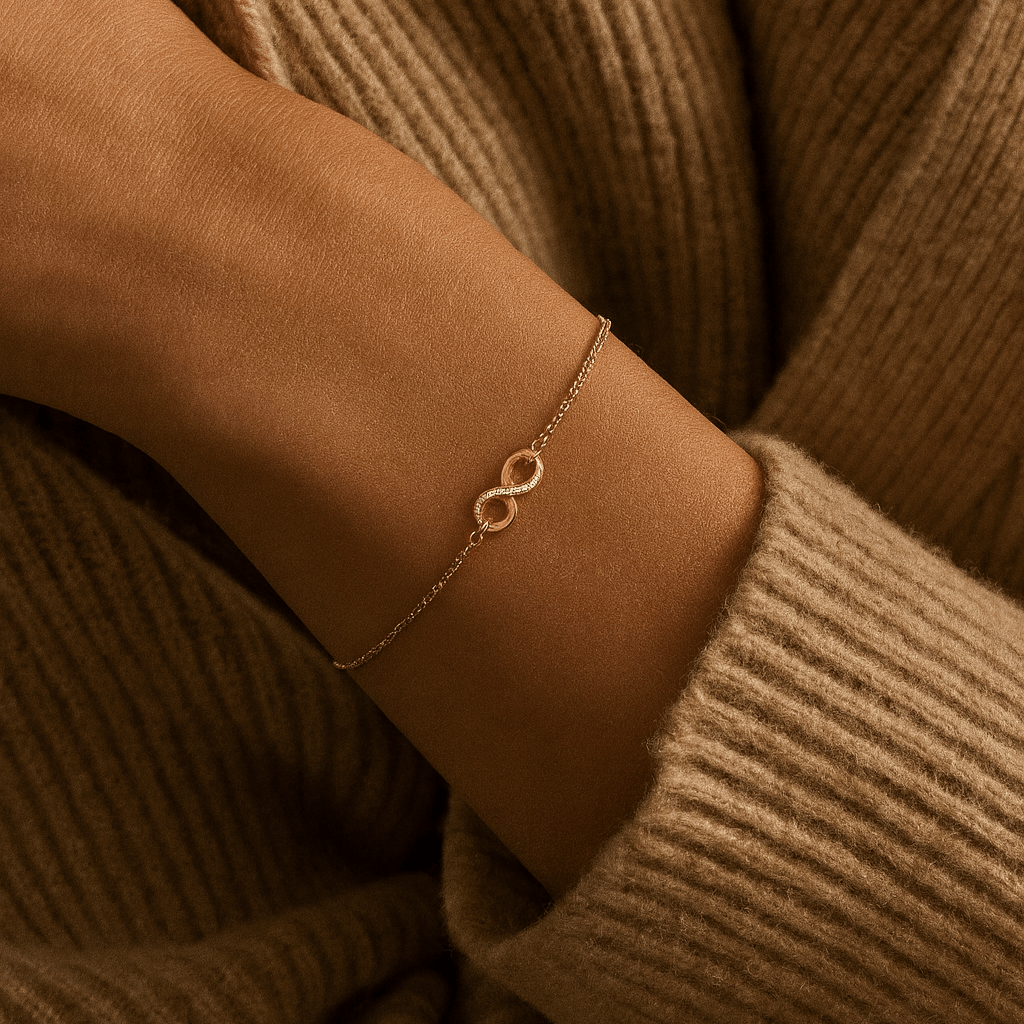 Bracelet Infinity 333 Gold - AnoaShop