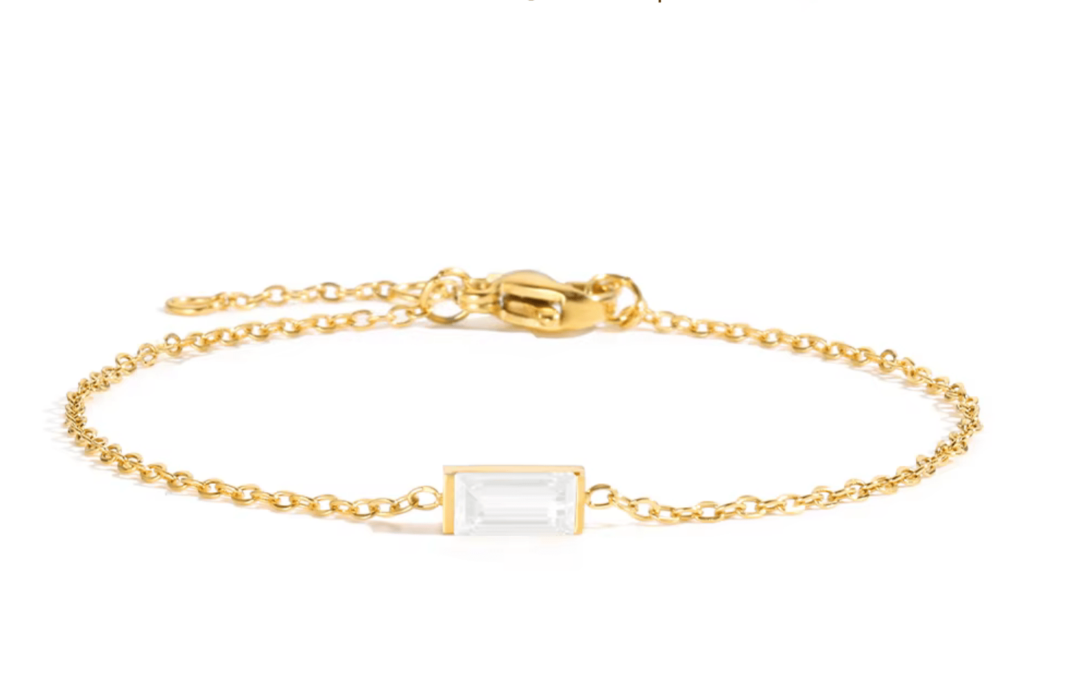 Armband Zirkonia Stein Edelstahl - AnoaShop