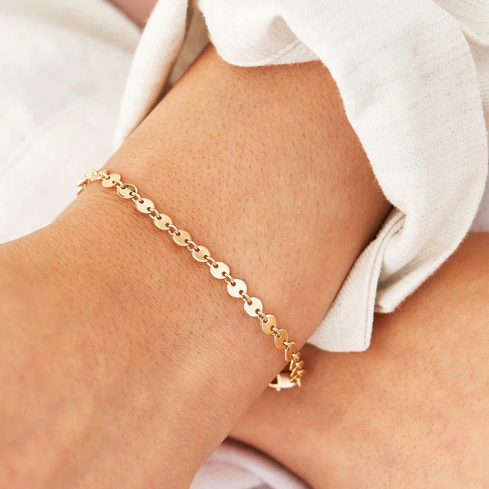 CUTE BRACELET • GOLD BRACELET • STAINLESS STEEL • WATERPROOF - AnoaShop