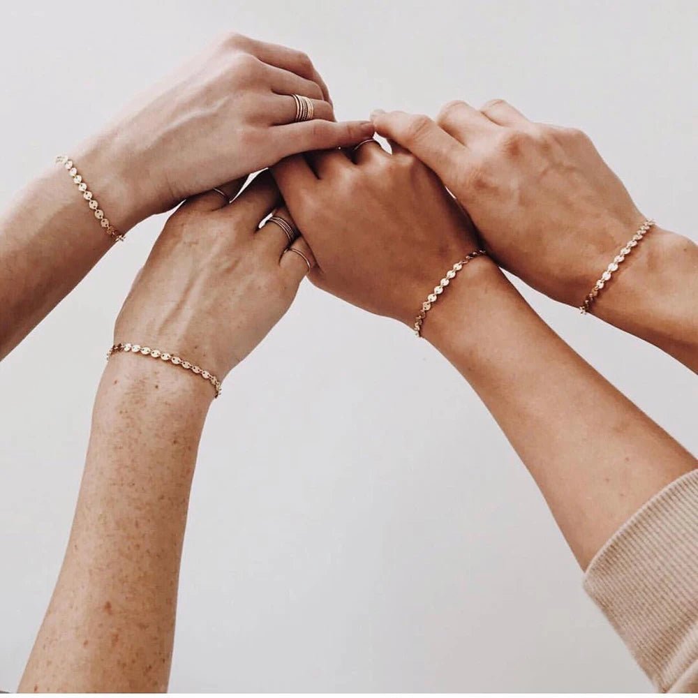 CUTE BRACELET • GOLD BRACELET • STAINLESS STEEL • WATERPROOF - AnoaShop