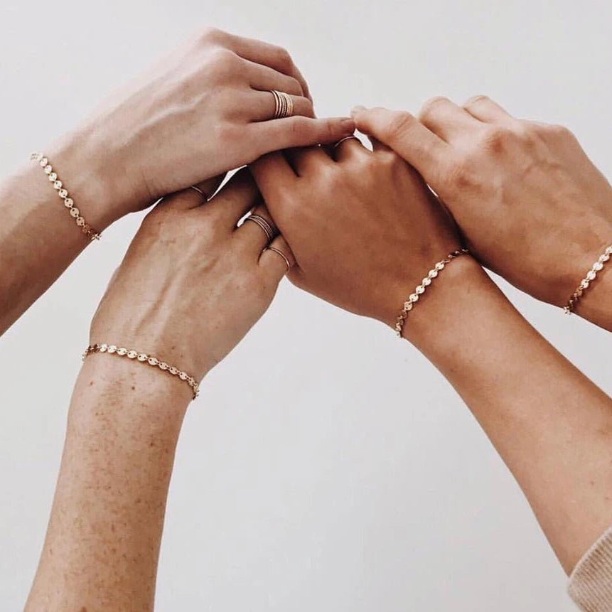 CUTE BRACELET • GOLD BRACELET • STAINLESS STEEL • WATERPROOF - AnoaShop