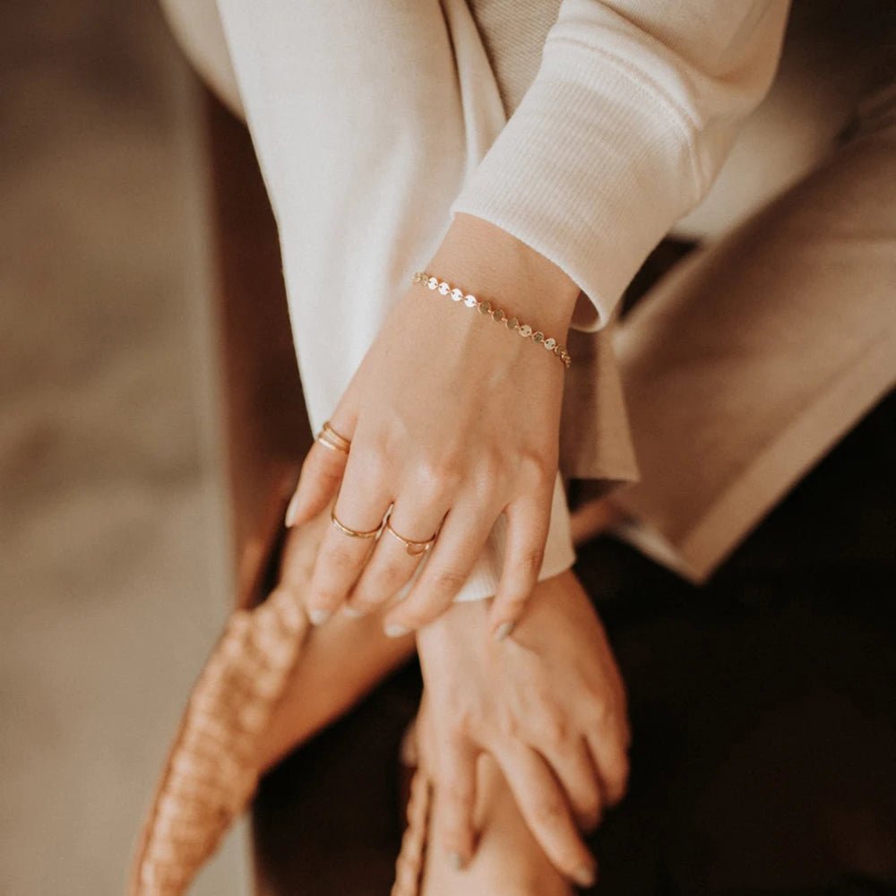 CUTE BRACELET • GOLD BRACELET • STAINLESS STEEL • WATERPROOF - AnoaShop