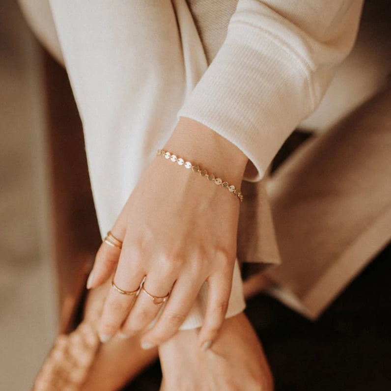 CUTE BRACELET • GOLD BRACELET • STAINLESS STEEL • WATERPROOF - AnoaShop