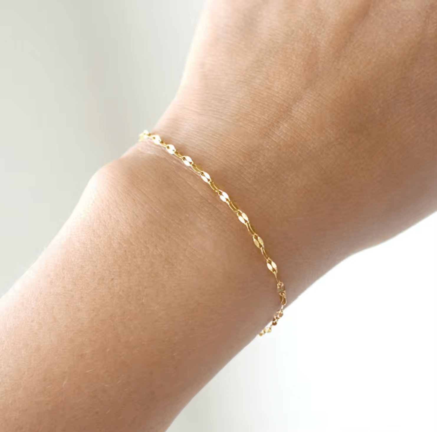 Cute Bracelet • Gold Silver bracelet • stainless steel • waterproof - AnoaShop