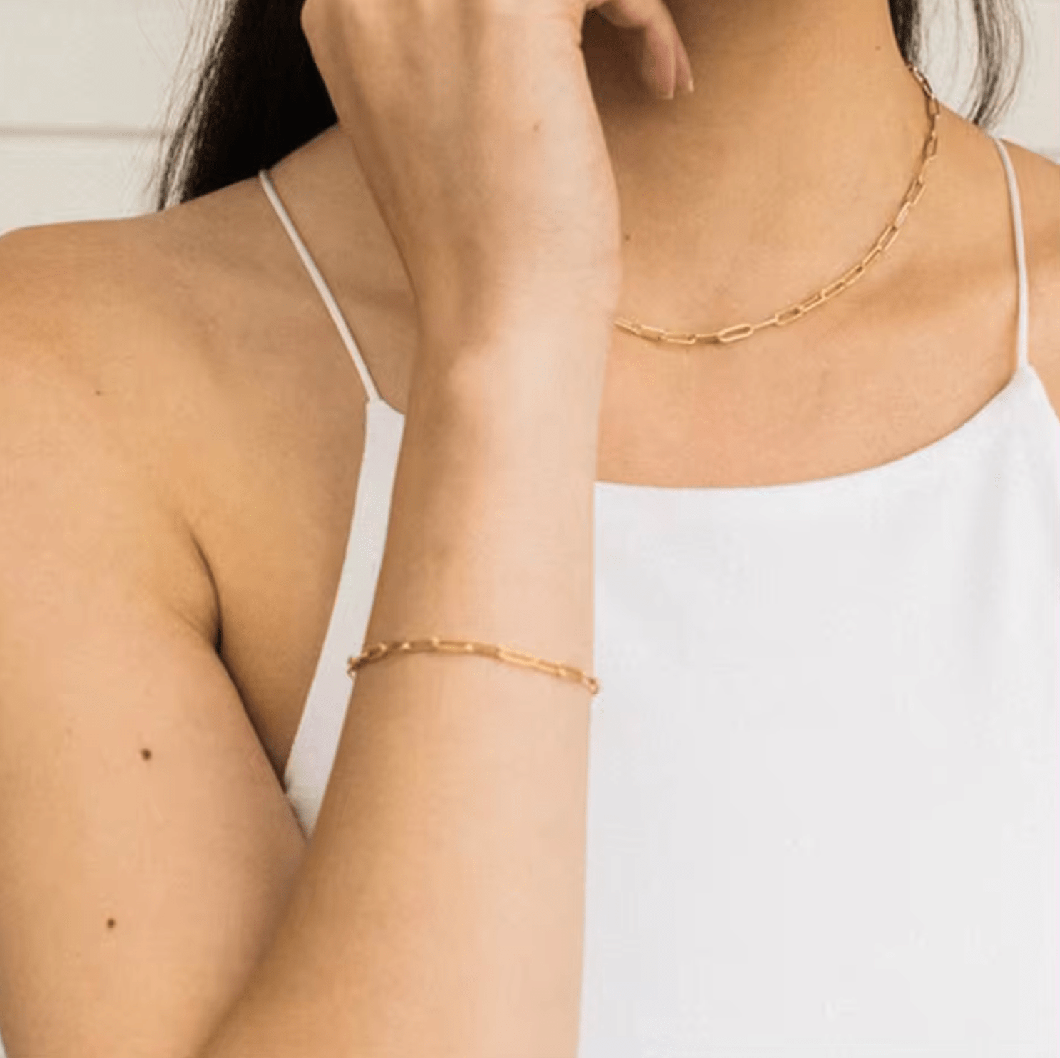 Cute Bracelet • Gold Silver bracelet • stainless steel • waterproof - AnoaShop