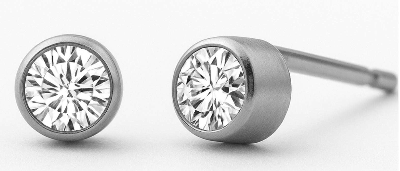 Feiner Stein Ohrstecker Edelstahl - AnoaShop