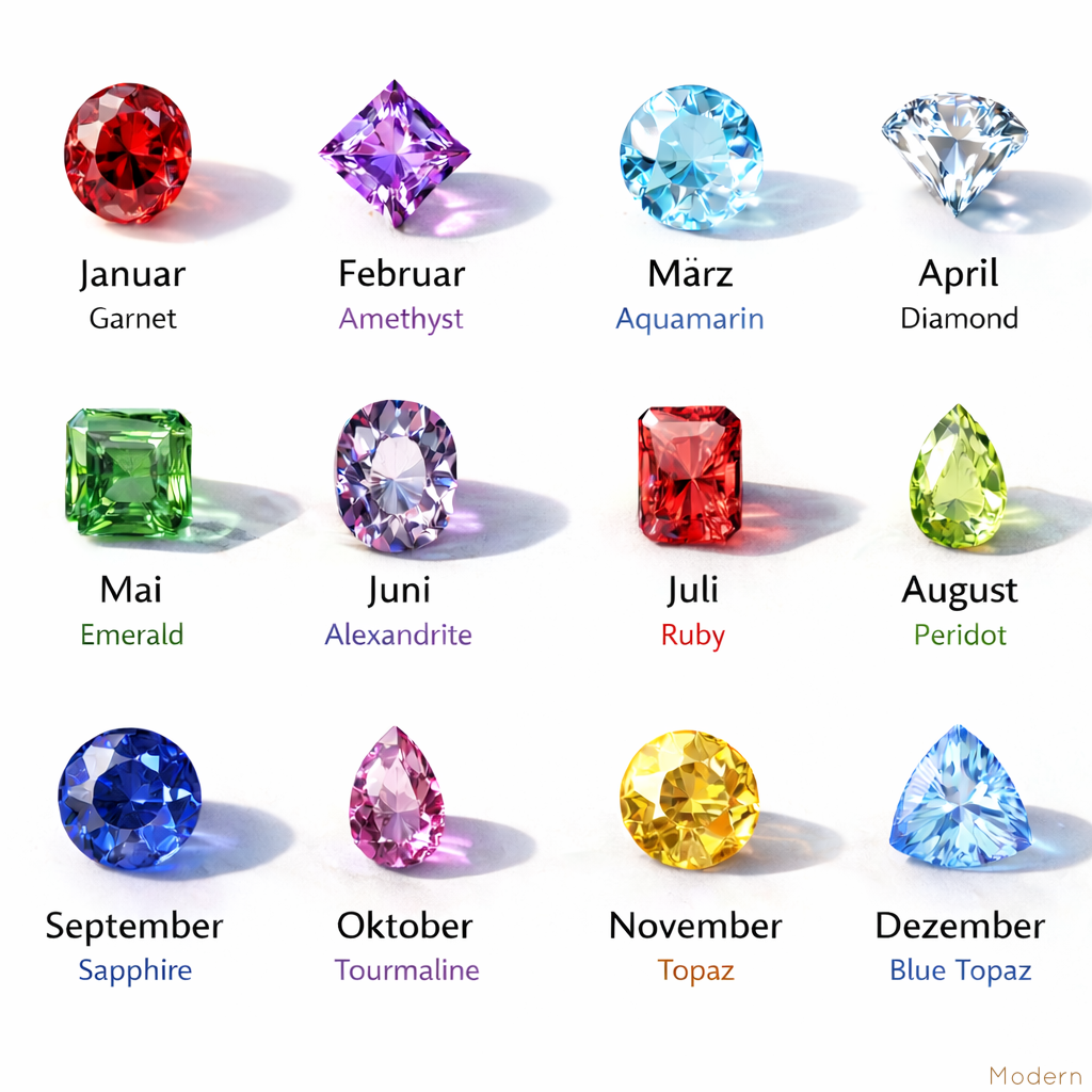 Geburtsstein Kette - Elegant - AnoaShop