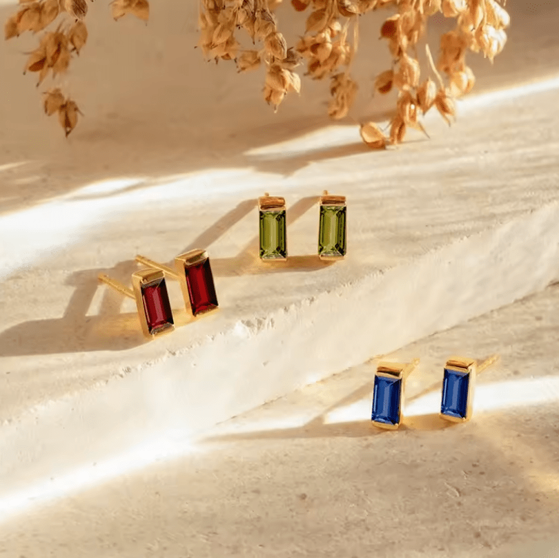 Geburtsstein Ohrringe Fine - AnoaShop