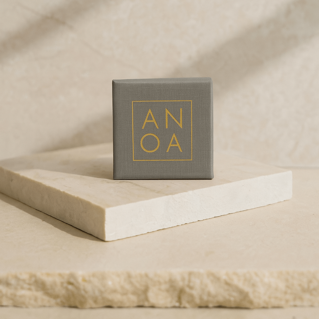 Halskette mit grünem Stein 925 Sterling Silber - AnoaShop