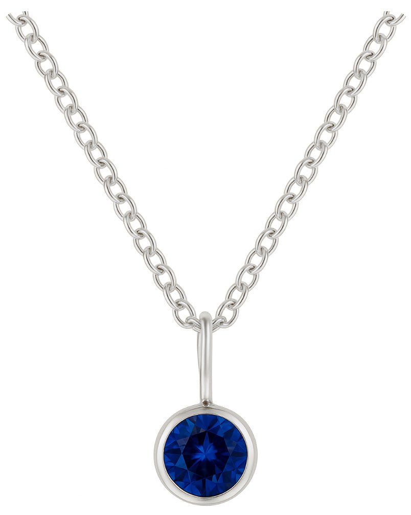 Halskette mit Steinchen Edelstahl - AnoaShop