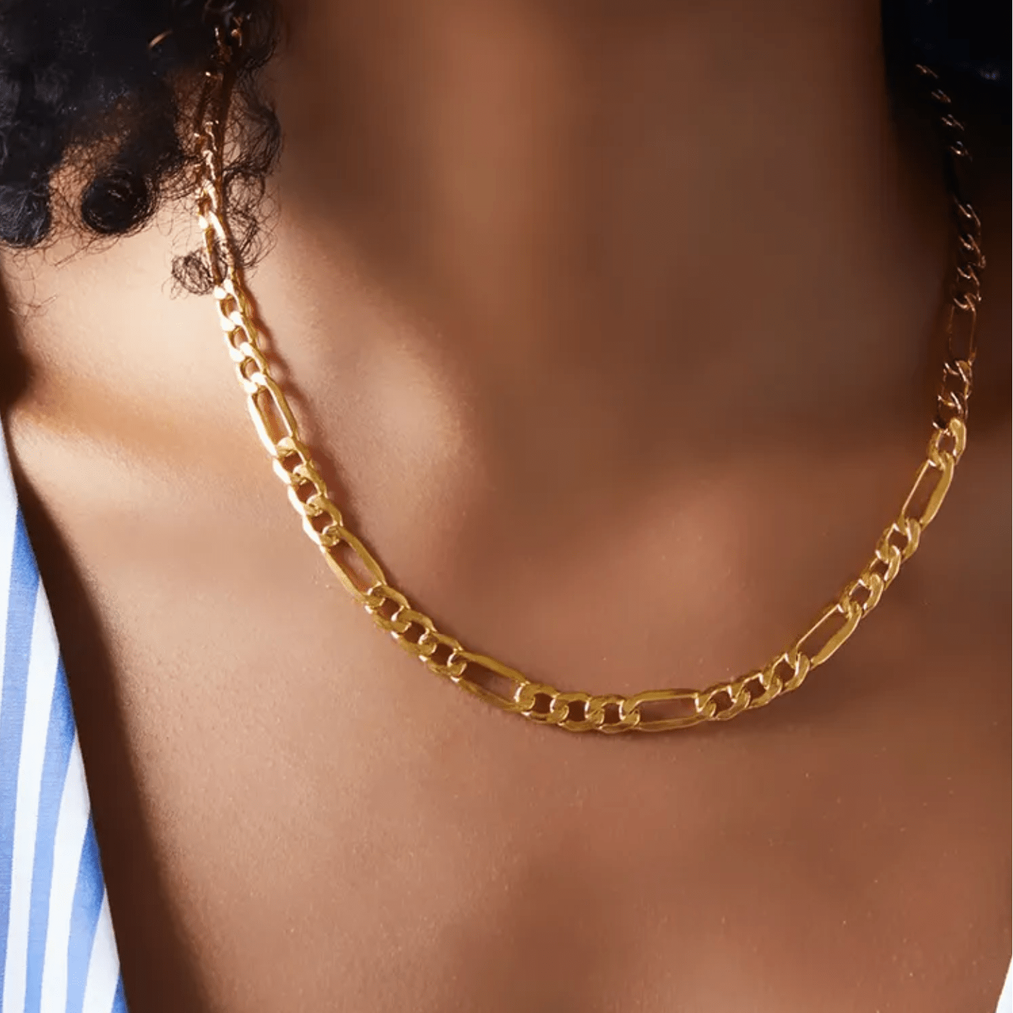 Chain with large links stainless steel - AnoaShop