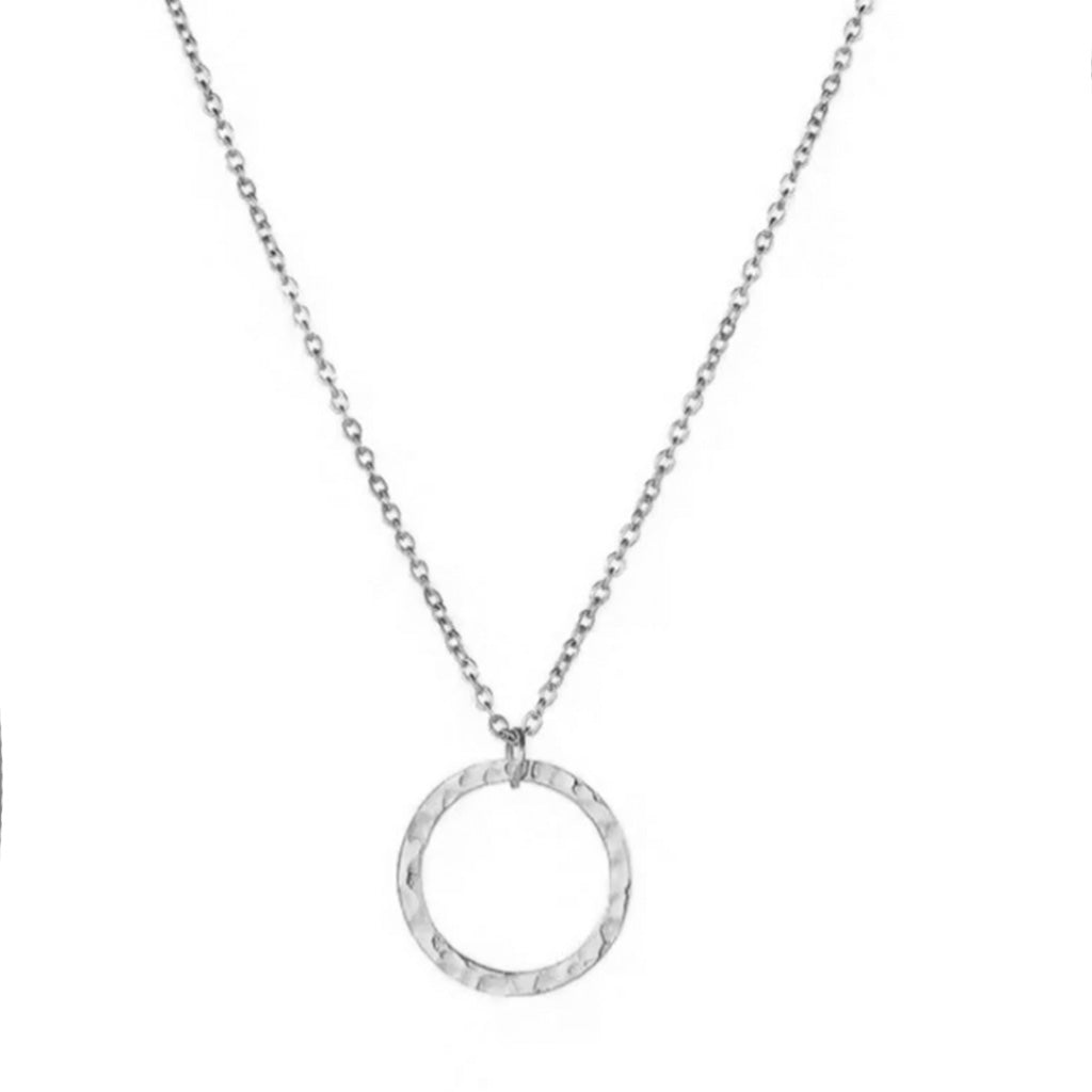 Kreisanhänger Kette Edelstahl - AnoaShop