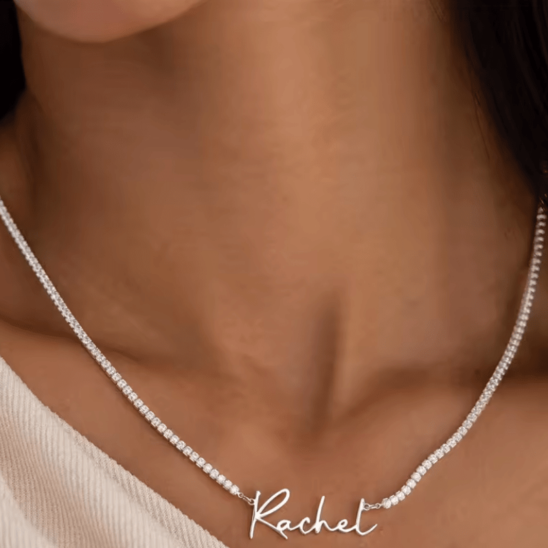 Namenskette Zirkonia - Fine - AnoaShop