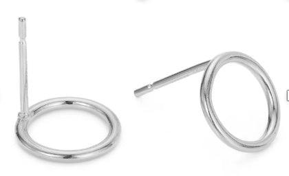 Offener Kreis Ohrstecker Edelstahl - AnoaShop