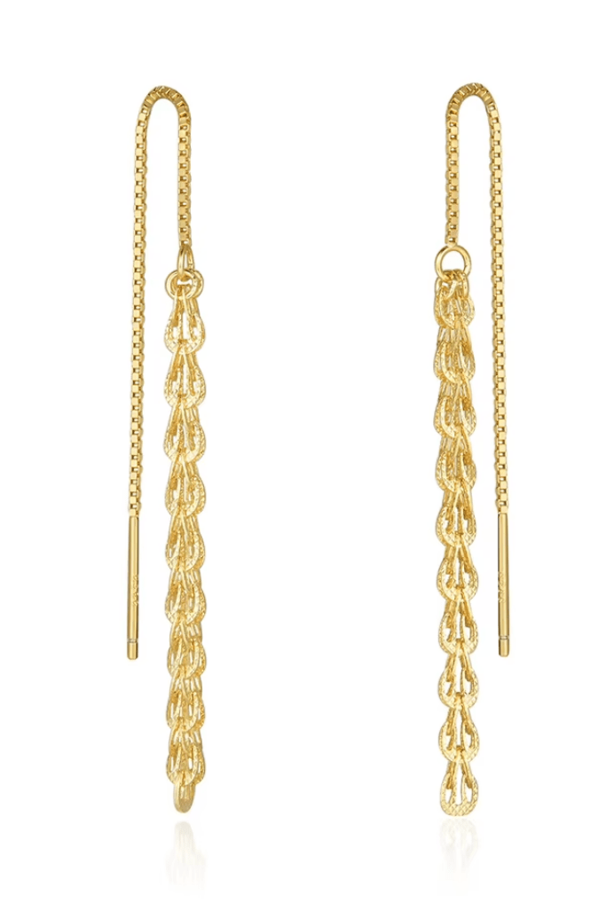 Ohrhänger in Kettenglieder - Optik 925 Sterling Silber - AnoaShop