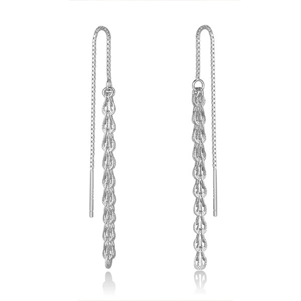 Ohrhänger in Kettenglieder Optik 925 Sterling Silber - AnoaShop