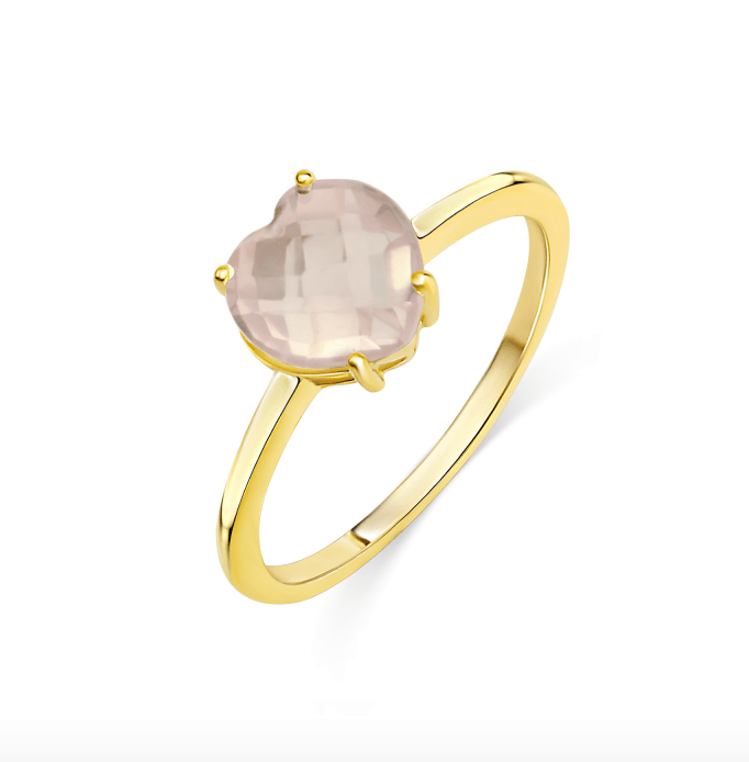 Ring Rosenquarz 333 Gold - AnoaShop