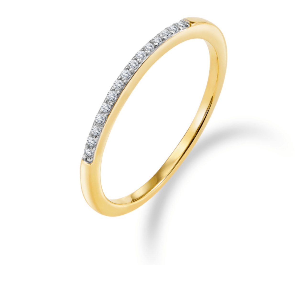 Ring Zirkonia Steine 333 Gold - AnoaShop