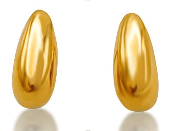 Tropfen Ohrstecker Edelstahl - AnoaShop