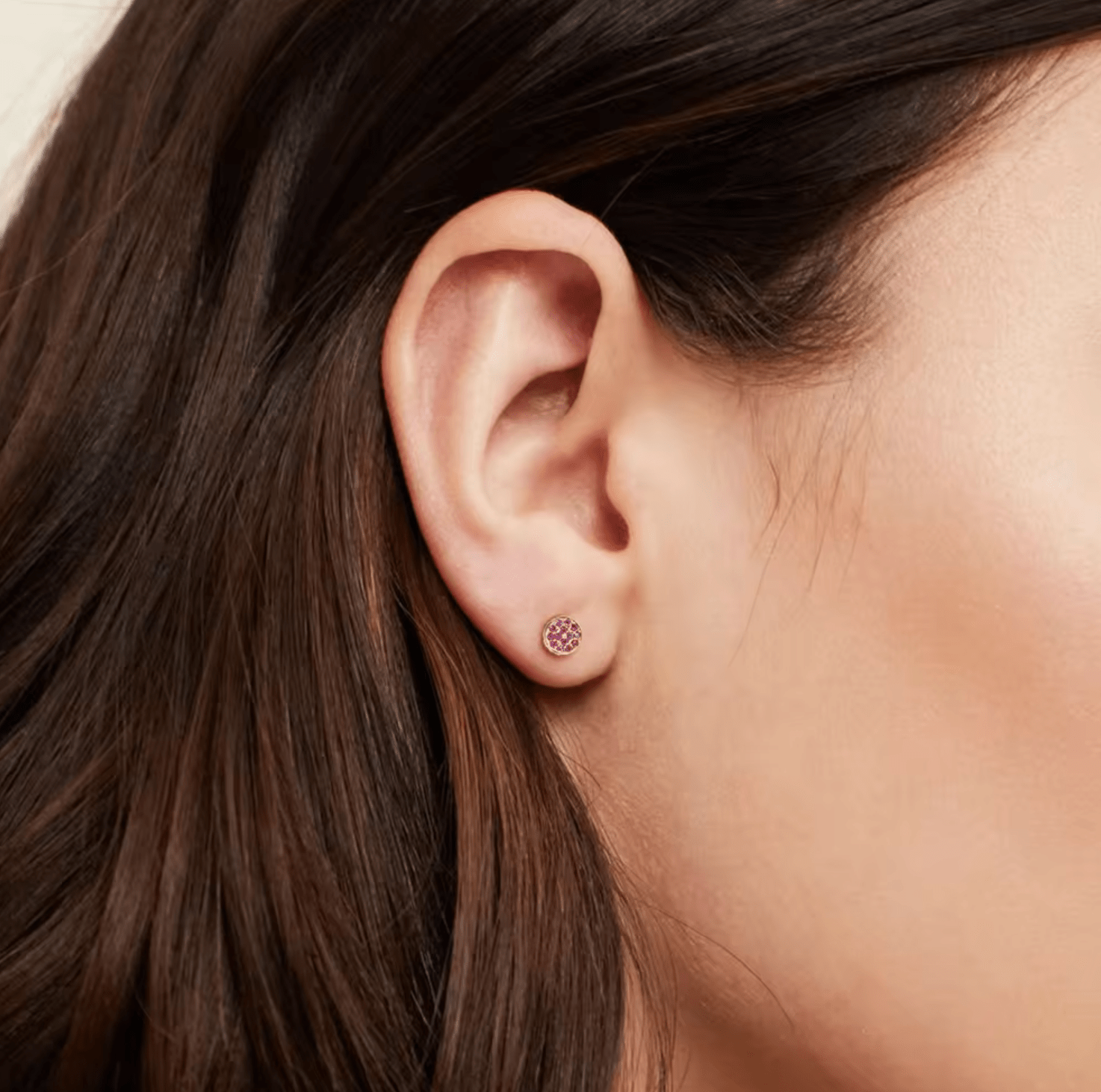 Waterproof birthstone earring • Gold Silver • stainless steel - AnoaShop