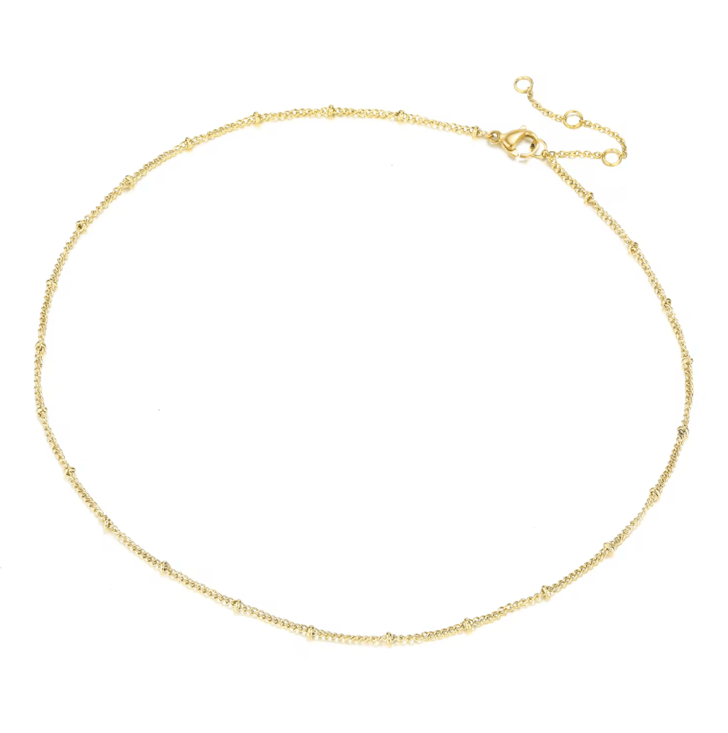 Waterproof necklace • Gold chain • stainless steel - AnoaShop