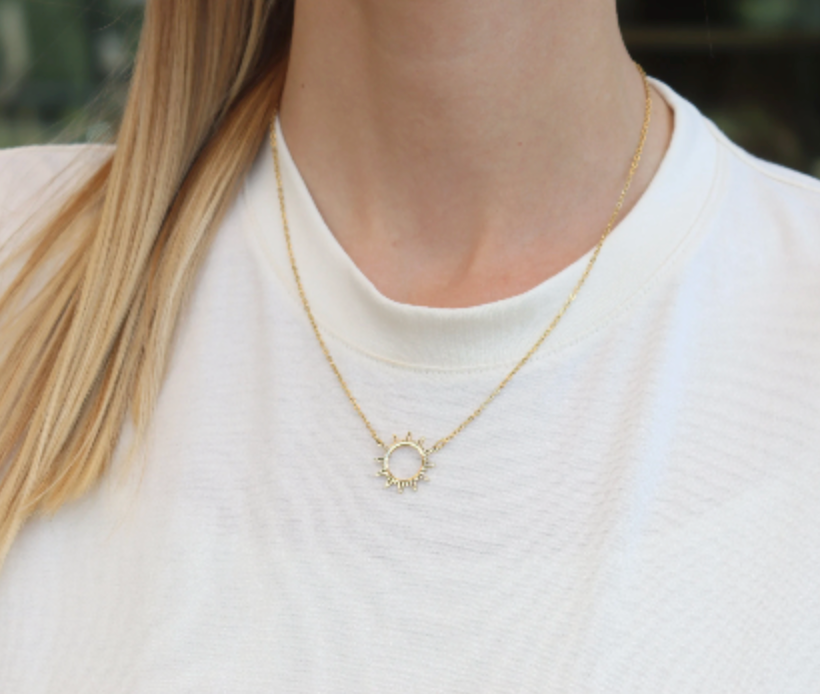 Sun Necklace gold • Sunshine Necklace