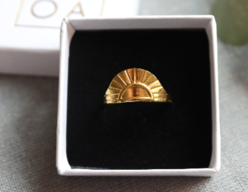 Waterproof Bestseller Sun ring • Gold ring • Silver Dainty Ring • Minimalist Ring • Sun Jewelry • Sunshine jewelry