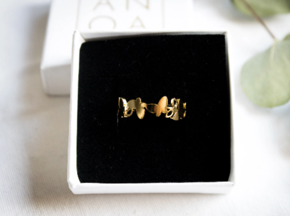 Waterproof Bestseller Butterfly Ring • Minimalist Ring • Ring in Gold