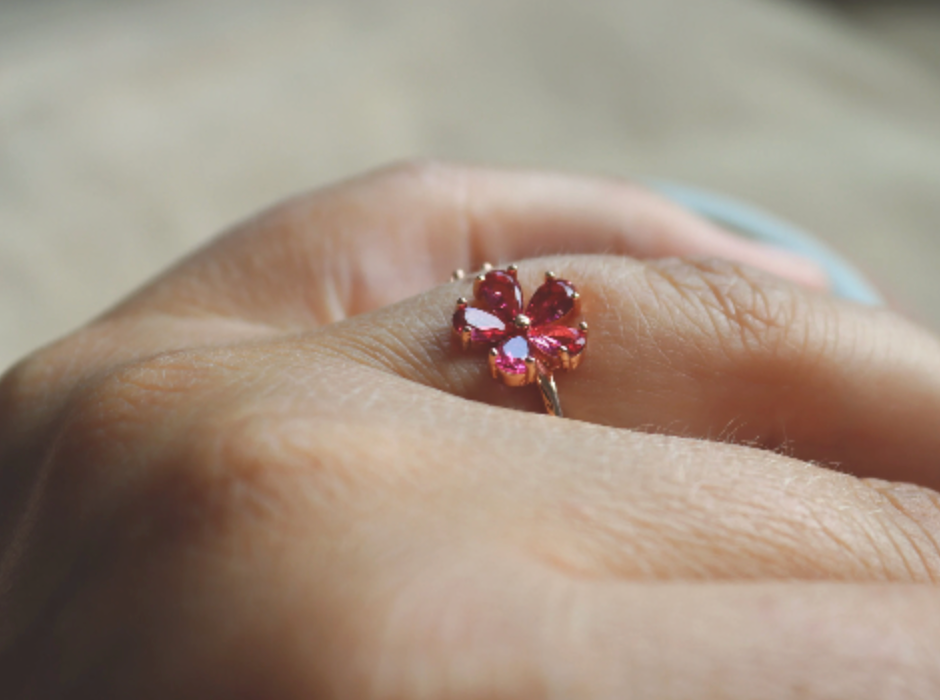 Cute Ring • Rosa Flower Ring • Minimalist Ring • Ring in Rosegold • Perfect Gift for her • Dainty Ring • adjustable