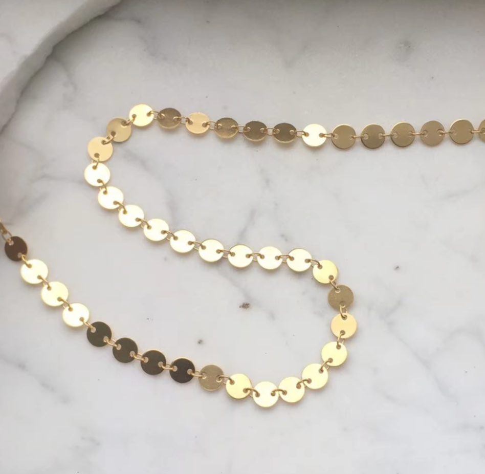 Waterproof necklace • Gold chain • stainless steel