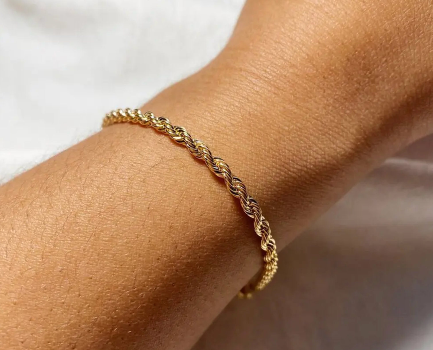Cute Bracelet • Gold Silver bracelet • stainless steel • waterproof