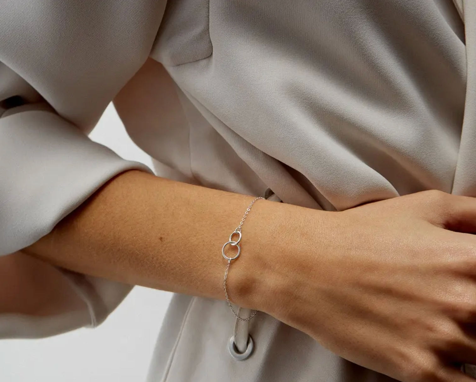 Cute Bracelet Friendship • Gold Silver bracelet • stainless steel • waterproof
