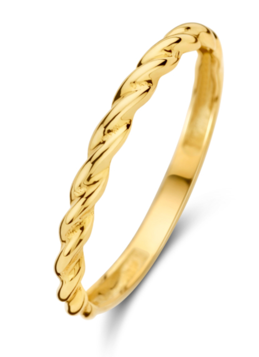 Ring twisted 585 Gold