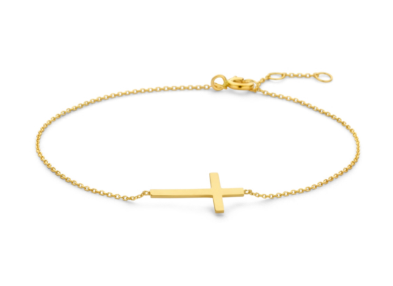 Armband Kreuz 585 Gold