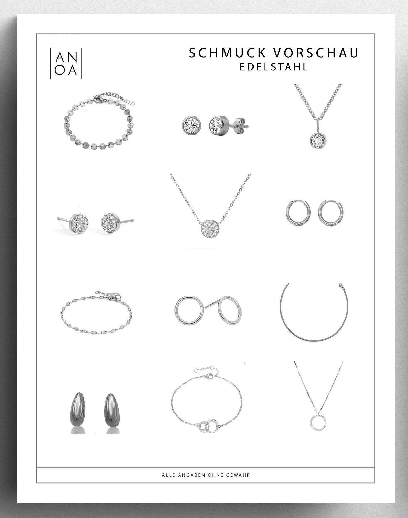 Anoa Advent Calendar Jewelry 2025 - 12 pieces of jewelry - AnoaShop