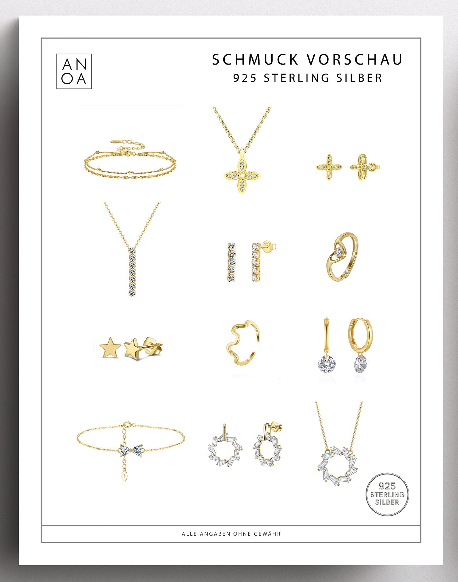Anoa Advent Calendar Jewelry 2025 - 12 pieces of jewelry - AnoaShop