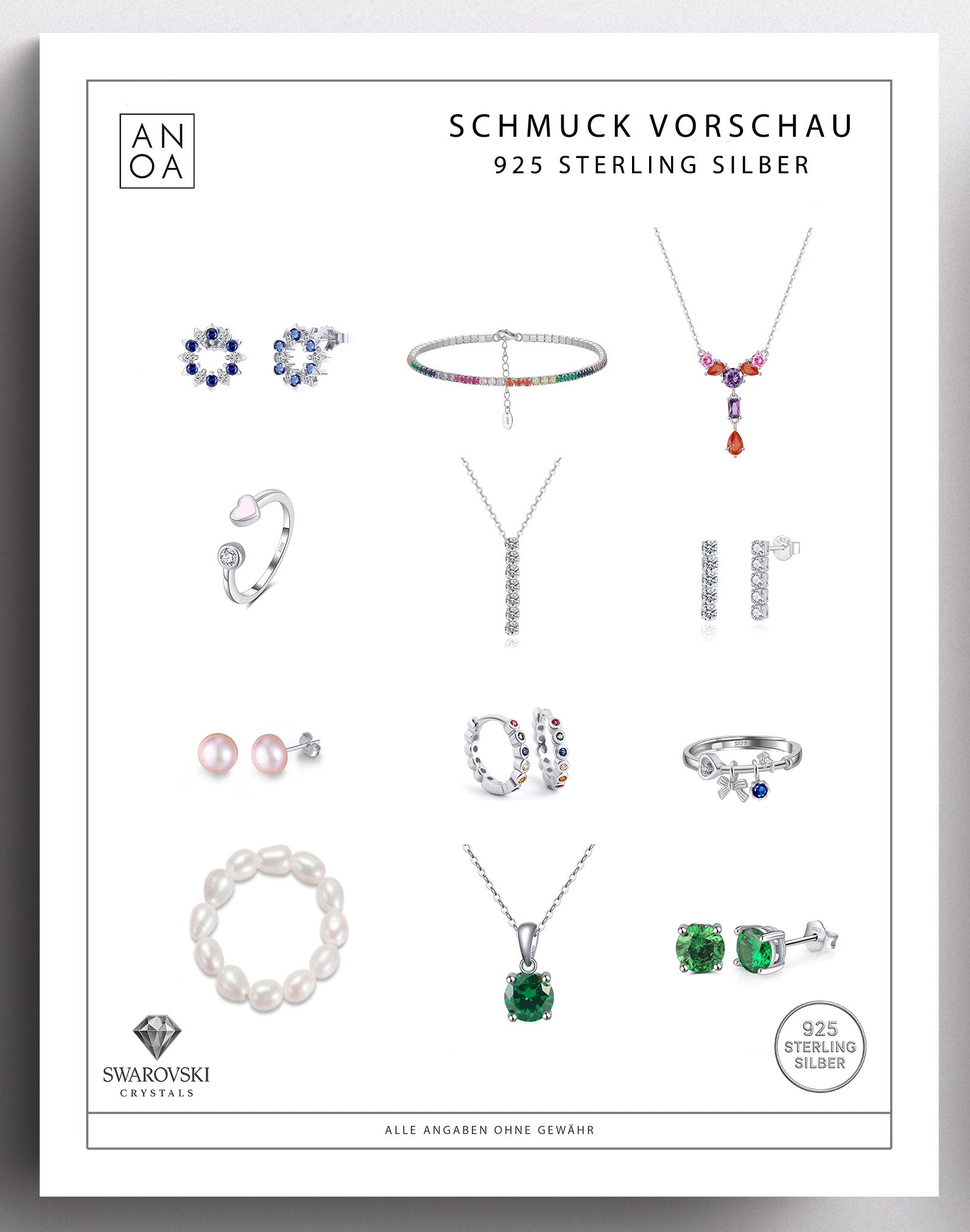 Anoa Advent Calendar Jewelry 2025 - 12 pieces of jewelry - AnoaShop