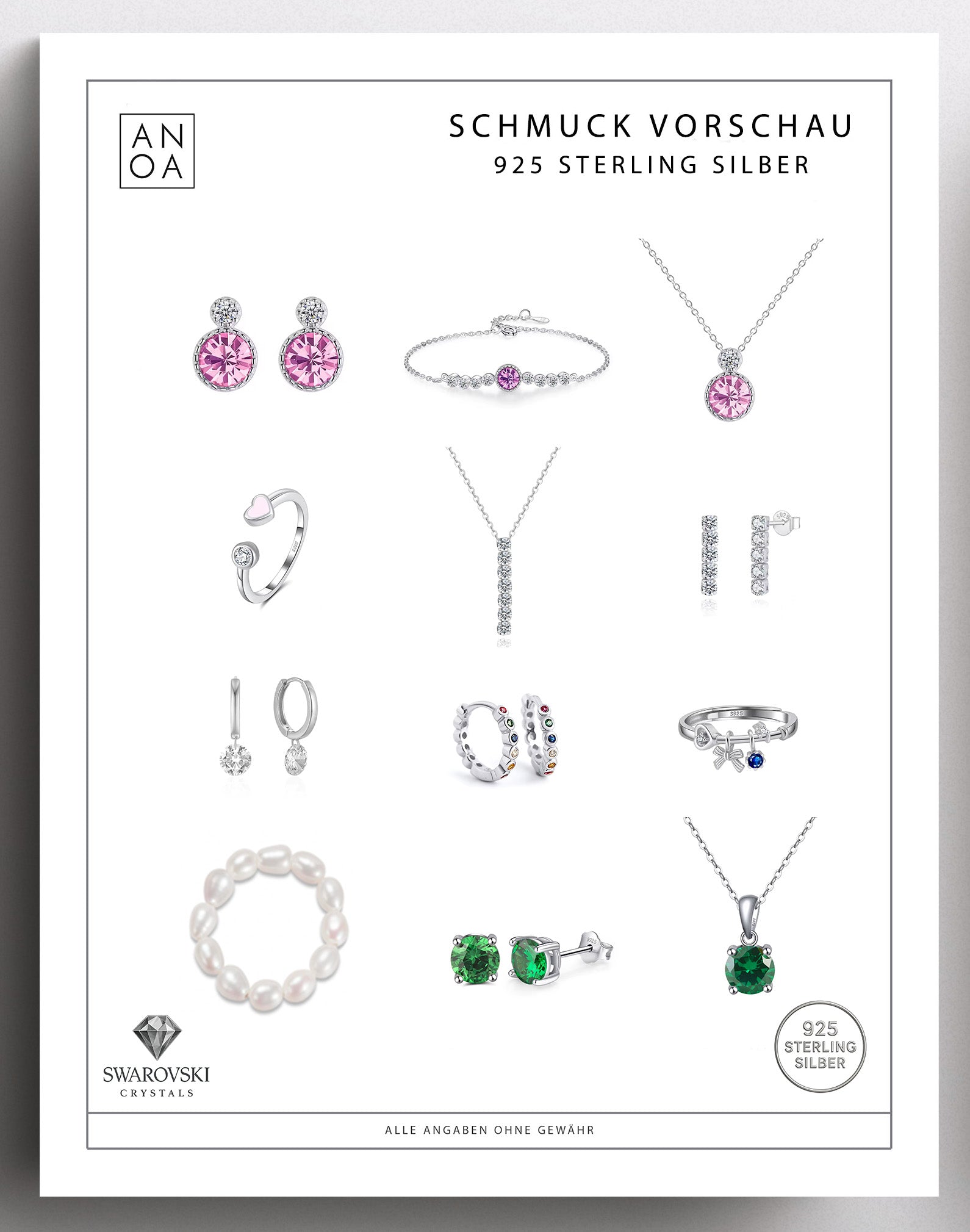 Anoa Advent Calendar Jewelry 2025 - 12 pieces of jewelry - AnoaShop